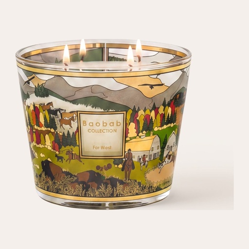 [MAX10FARWEST] Bougie parfumée Far West – Classic 10 cm