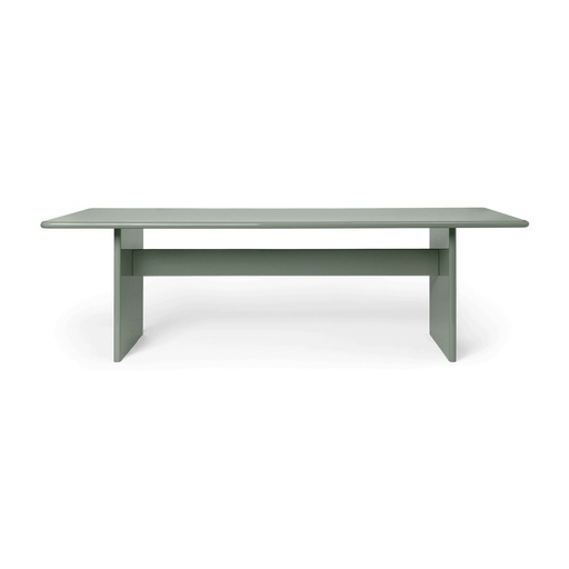 [1104270170] Table à manger Rink – Tea Green – 240 x 90 cm