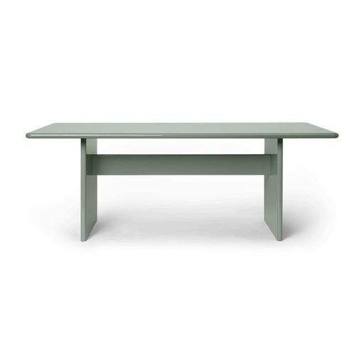 [1104270167] Table à manger Rink – Tea Green – 200 x 90 cm