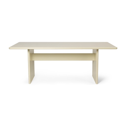 [1104266450] Table à manger Rink – coquille d'œuf – 200 x 90 cm