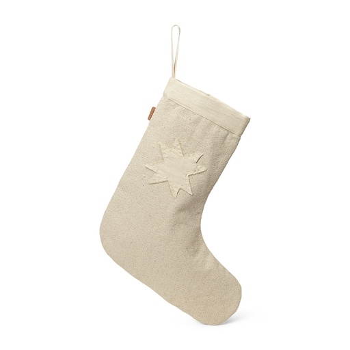 [1104267535] Chaussette de Noël Vela – naturel