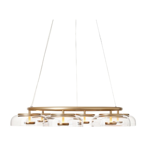 [2021004] Lustre Blossi 6 – or nordique / verre clair