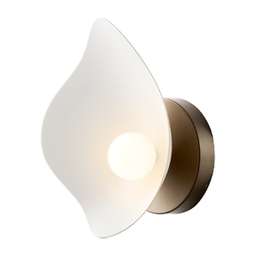 [2125001] Applique Florii 1 – bronze foncé / blanc