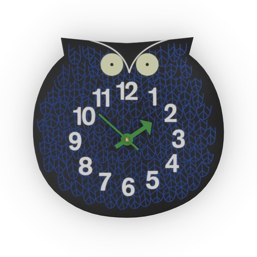 [21500401] Horloge murale Zoo Timers Omar the Owl