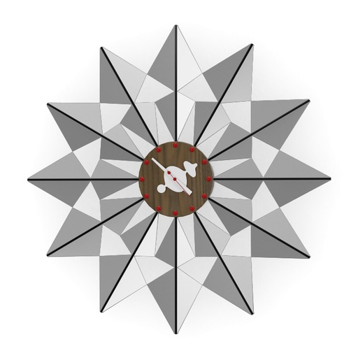 [20161701] Horloge murale Flock of Butterflies
