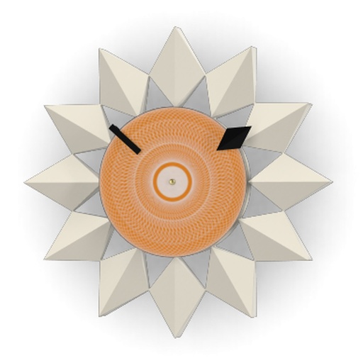 [20126601] Horloge murale Diamond Markers Clock