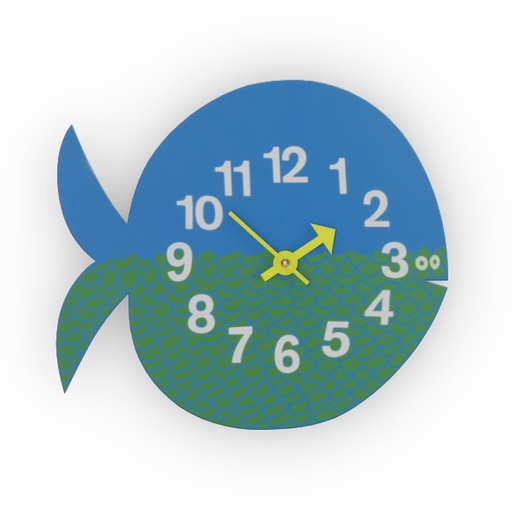 [21500404] Horloge murale Zoo Timers Fernando the Fish
